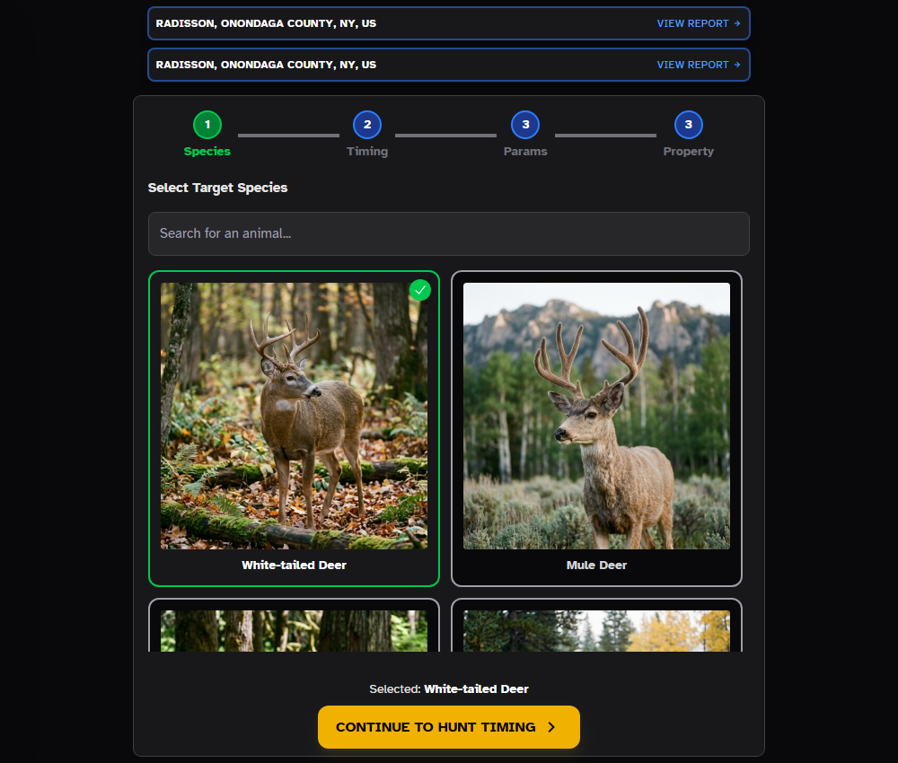 Step 1: Selecting Target Species